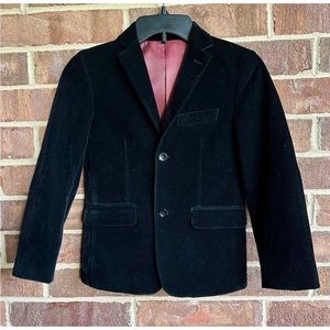 Boys Velvet black blazer